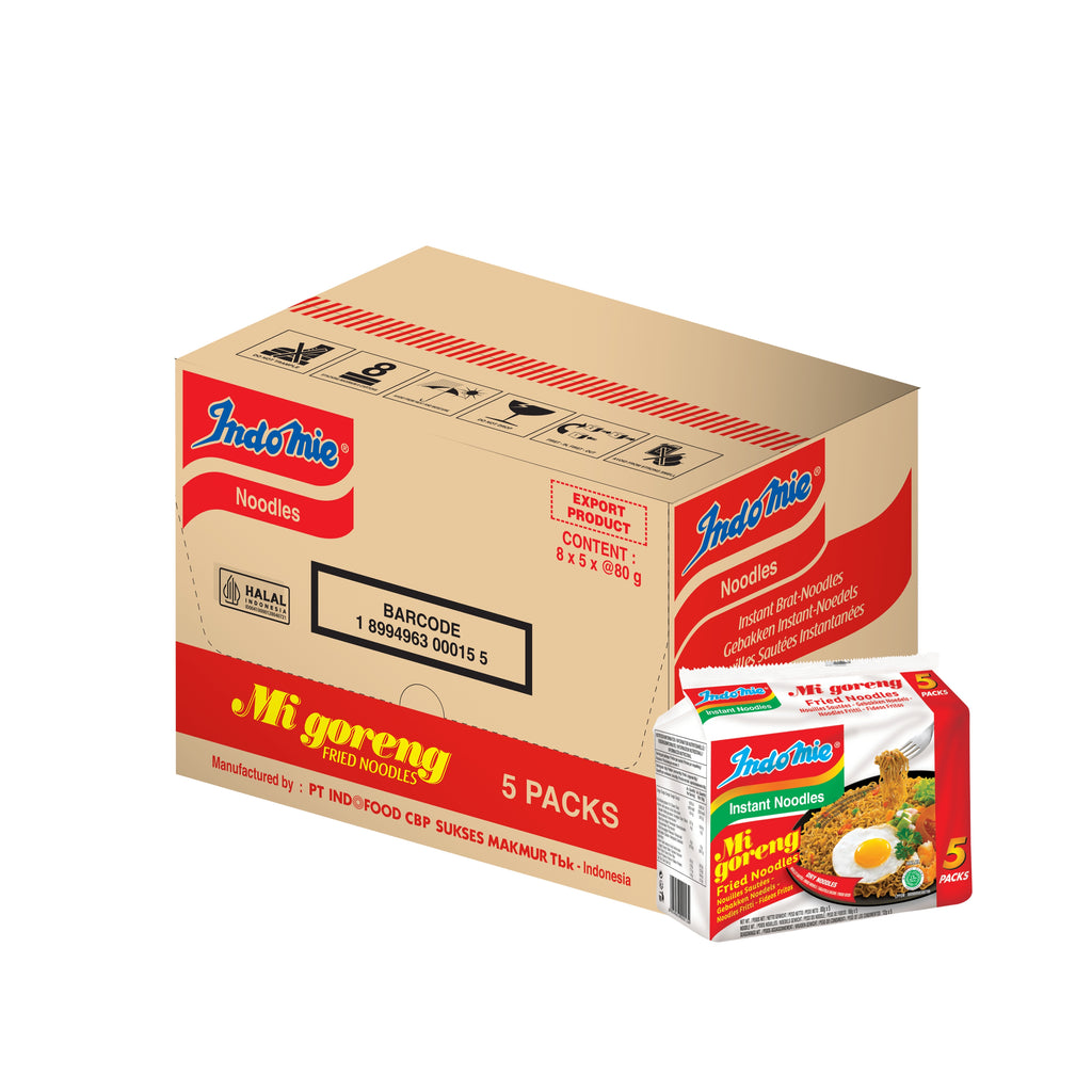 Indomie Mi Goreng 40-pack + Grote Tas