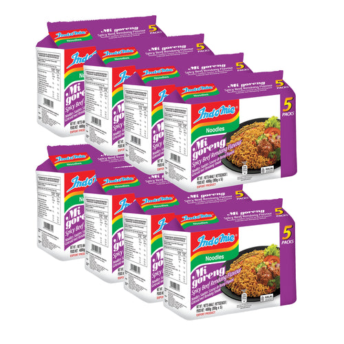 Indomie Mi Goreng Rendang 40-pack + Grote Tas