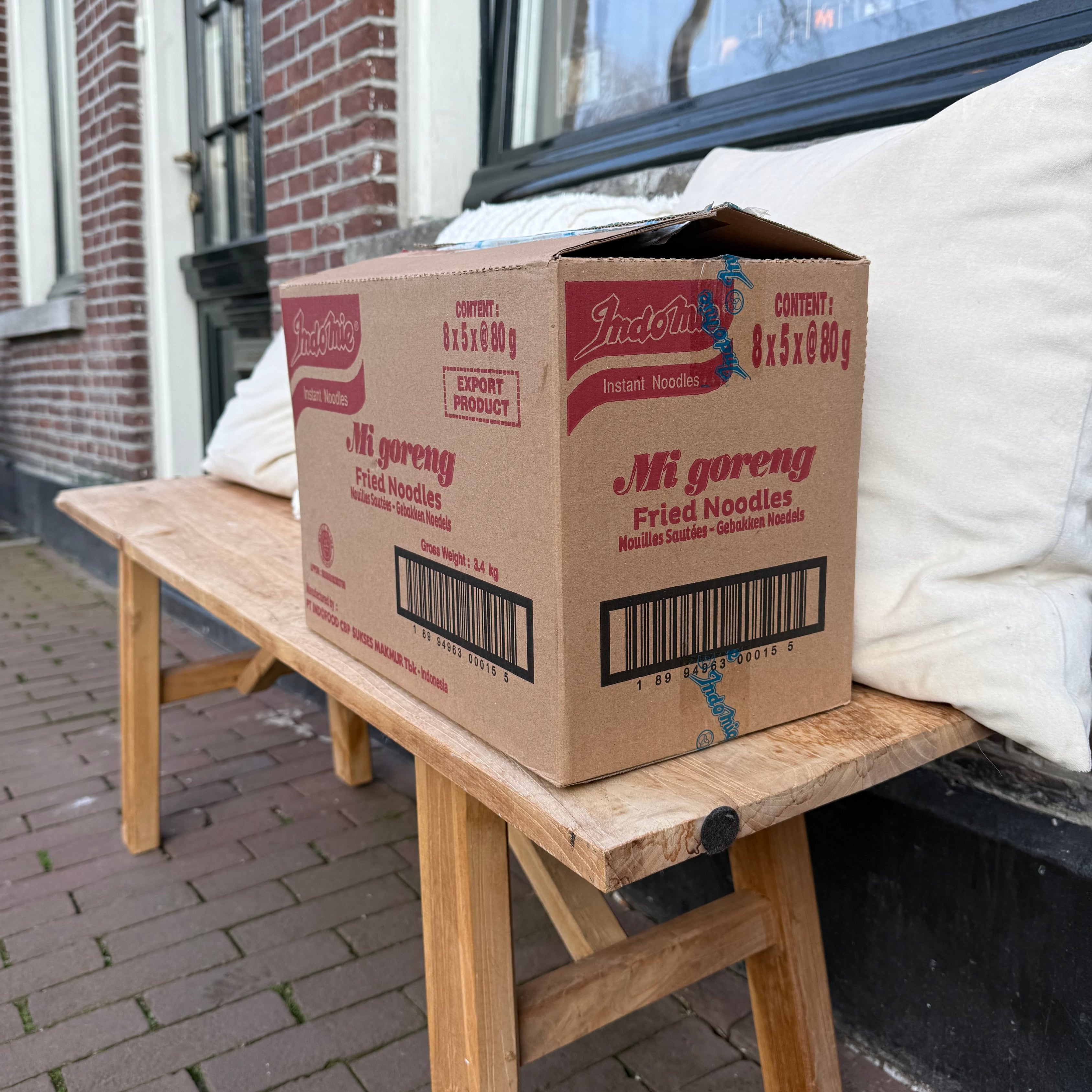 Indomie Mi Goreng 40-pack + Grote Tas